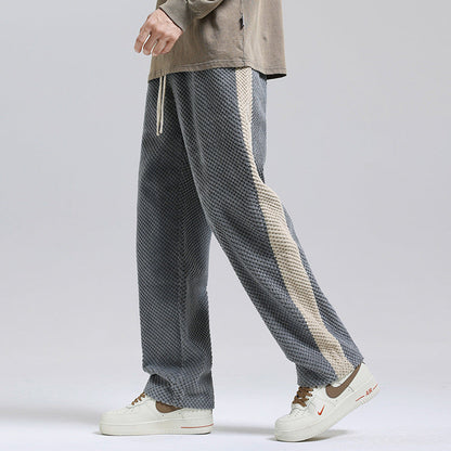 Dave | Structured training pants with side stripes