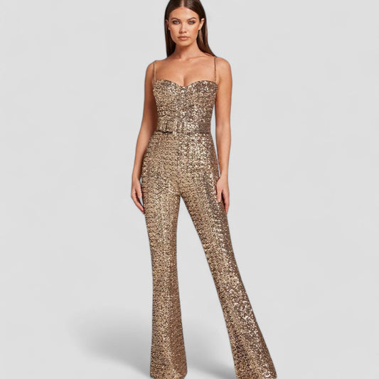 Eva┃Glitter Jumpsuit