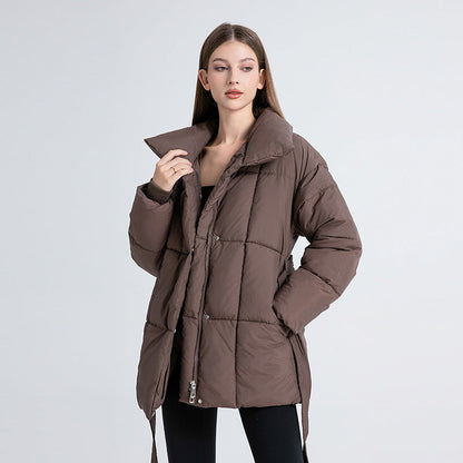 Fiora™ Winter Coat with Elegant Tie Closure