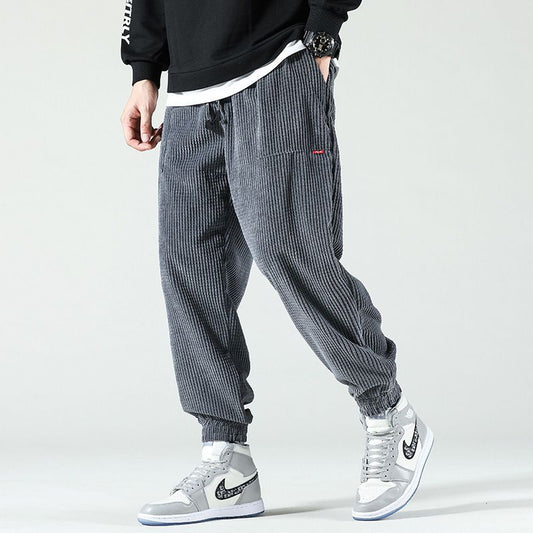 Larry | Comfortable Corduroy Jogging Pants