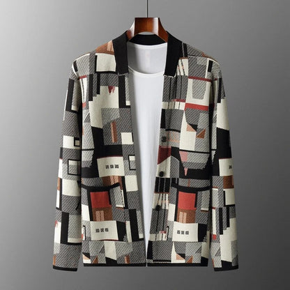 Nouveau™ Abstract Knitted Cardigan