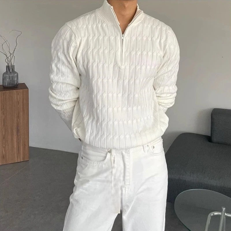 Belford™ Cable Knit Half-Zip Sweater
