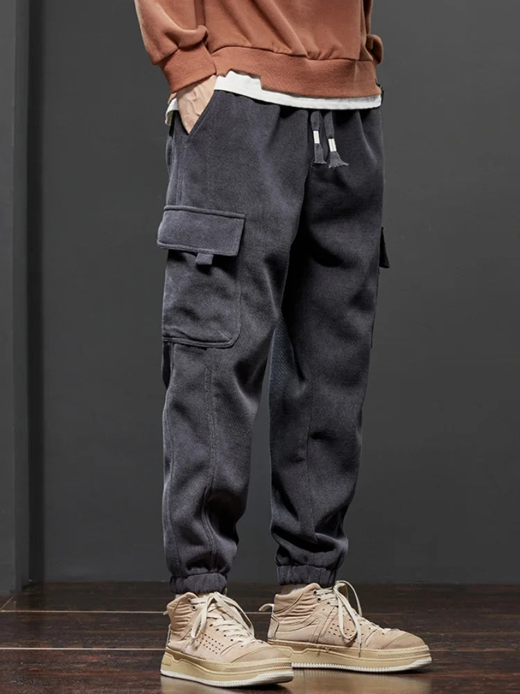 Callum | Men's casual elastic waist trousers