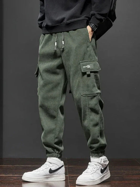 Callum | Men's casual elastic waist trousers