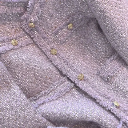 Céline - Elegant Tweed Coat for Women 