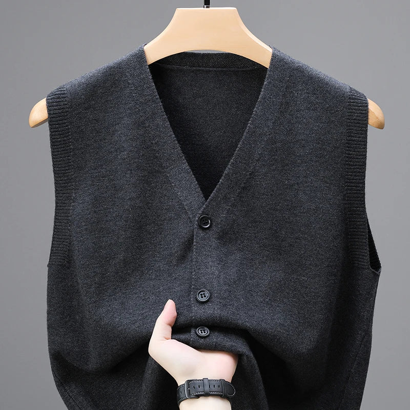 Onni | Casual knitted sleeveless sweater
