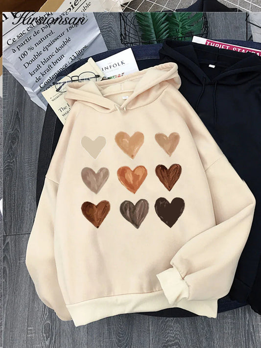 Trina | Casual loose warm women's hoodies