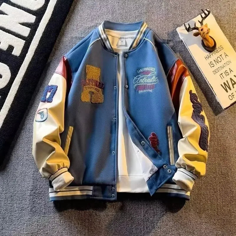 Trendy patchwork jacket for men | Onni