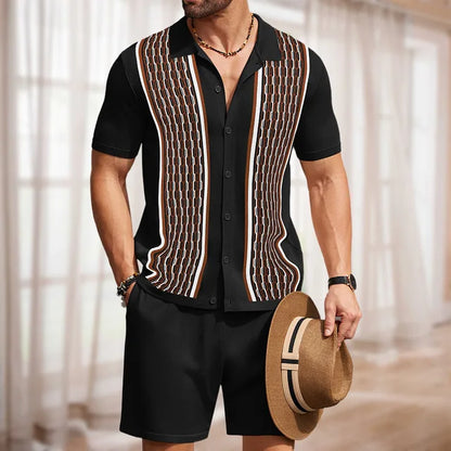 Saquon | Summer two-piece set with short sleeves