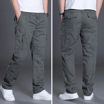 Men's Casual Cotton Trousers | Aiden