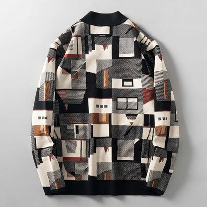 Nouveau™ Abstract Knitted Cardigan