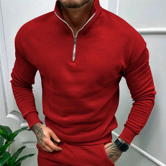 Loek | Knitted Half Zip Sweater