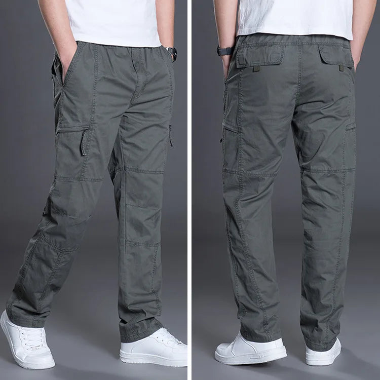 Men's Casual Cotton Trousers | Aiden