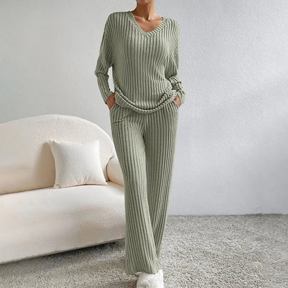 Romy | Comfortable ribbed set