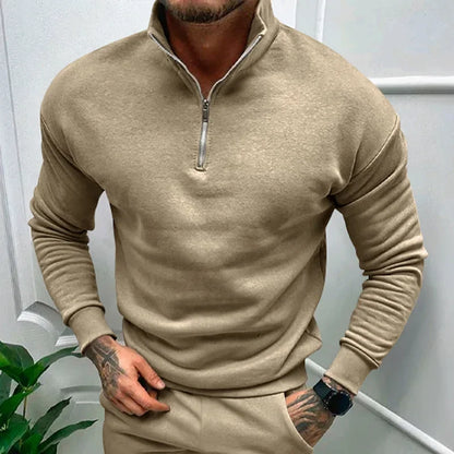 Loek | Knitted Half Zip Sweater