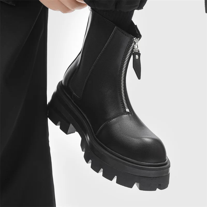 Kneel | Chelsea Platform Heightened Boots