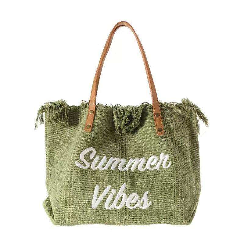Rannia™ | Summer Vibes Beach Bag