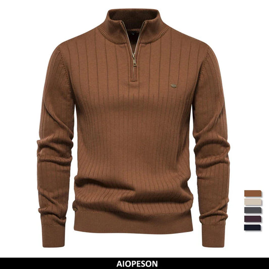 Aiopeson | New Autumn Zipper Sweater for Men