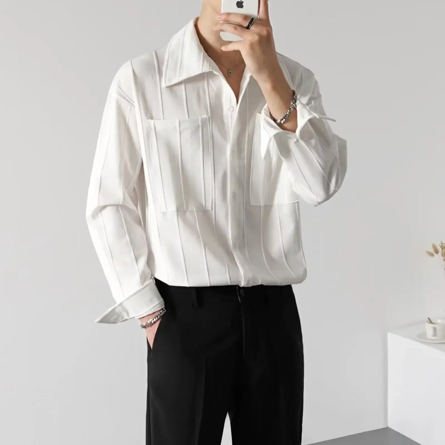 David | Korean Style Breathable Shirt