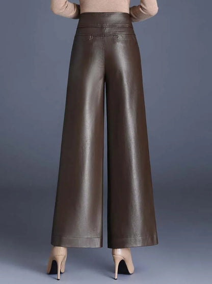 Arushi | Casual women's trousers with wide legs