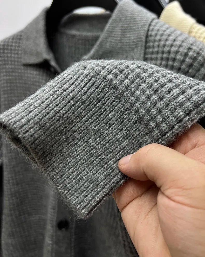 Brielle | Trendy high-end knitted cardigan for men