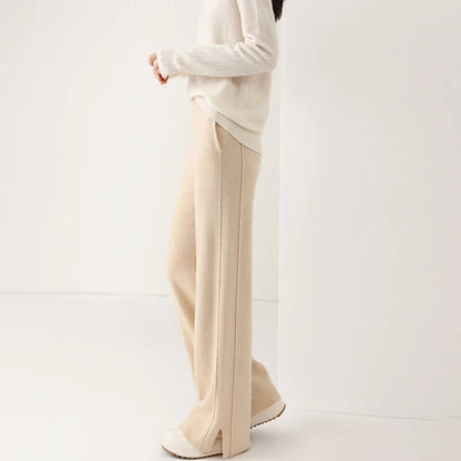 Adonis | Trendy knitted wide trousers for women