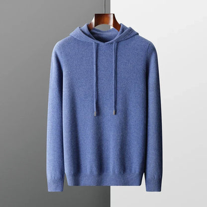 Nilo™ - Hoodie Sweater - 100% Merino Wool from Australia: Knitted Sweater for Autumn and Winter