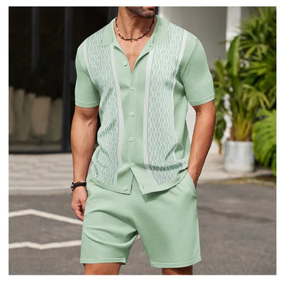Saquon | Summer two-piece set with short sleeves