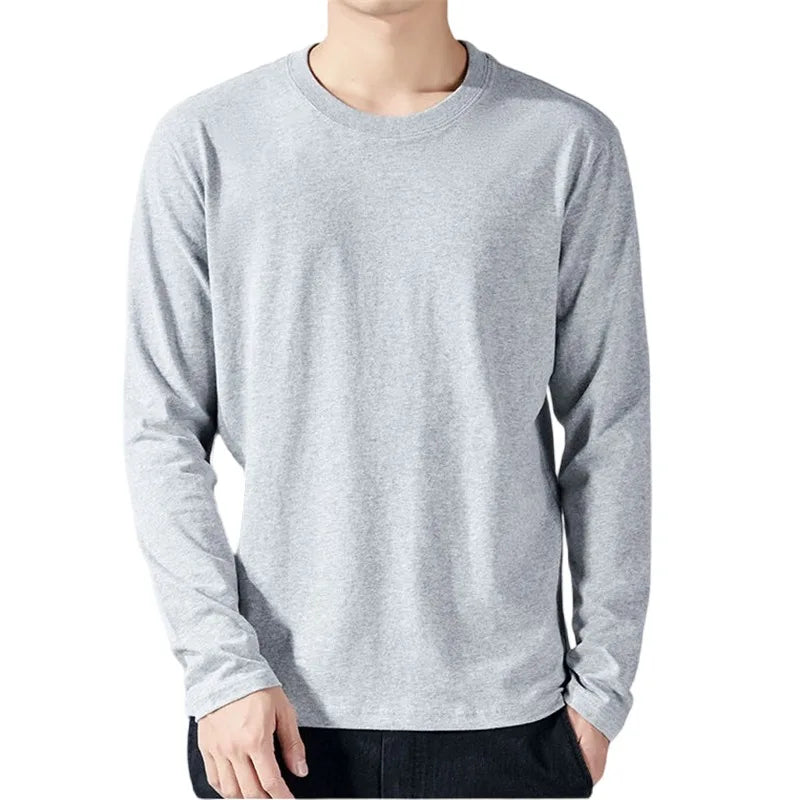 Men's Long Sleeve Cotton T-Shirts | Owen