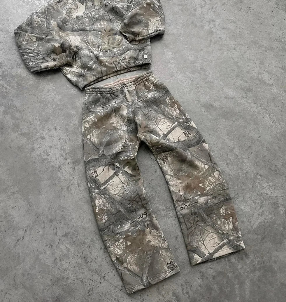 Halo | Casual oversized two-piece tracksuit for men
