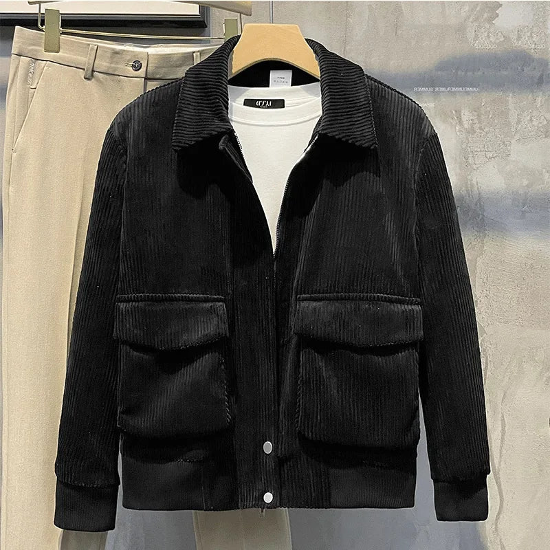 Logan | Luxury Corduroy Korean Jacket for Men