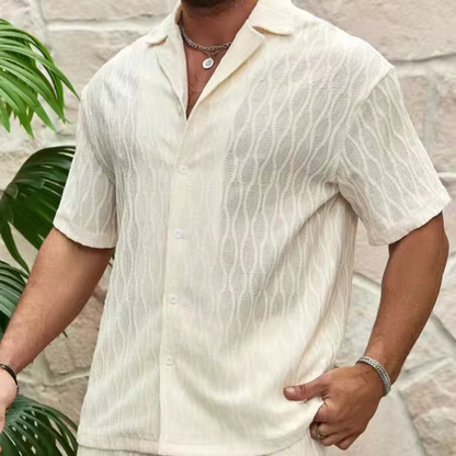 George | Men's Breathable Summer Knitted Shirt