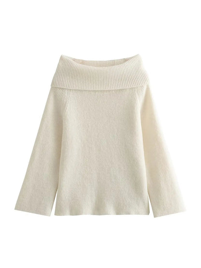 Onni | Fashionable strapless off-the-shoulder sweater for women