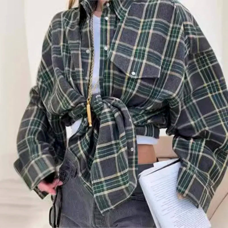 Natalie | Women's Vintage Long Sleeve Shirt