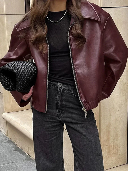 Onni | Classic Eco Leather Jacket