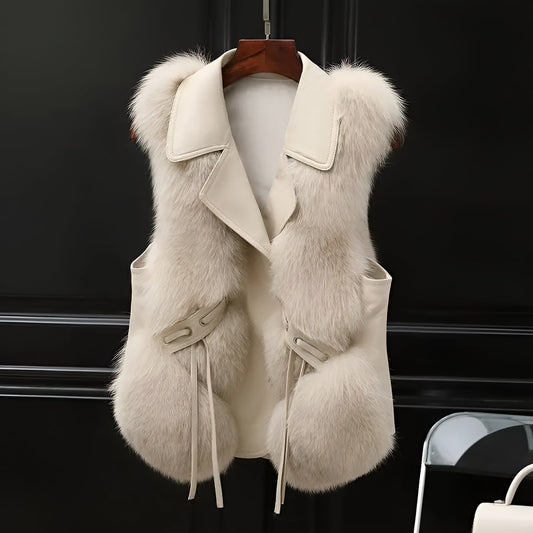 Mila | Luxurious Arctic fur bodywarmer for women