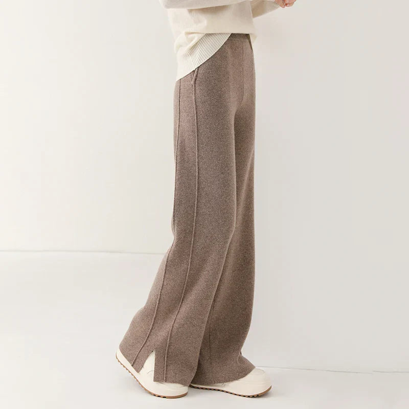 Adonis | Trendy knitted wide trousers for women