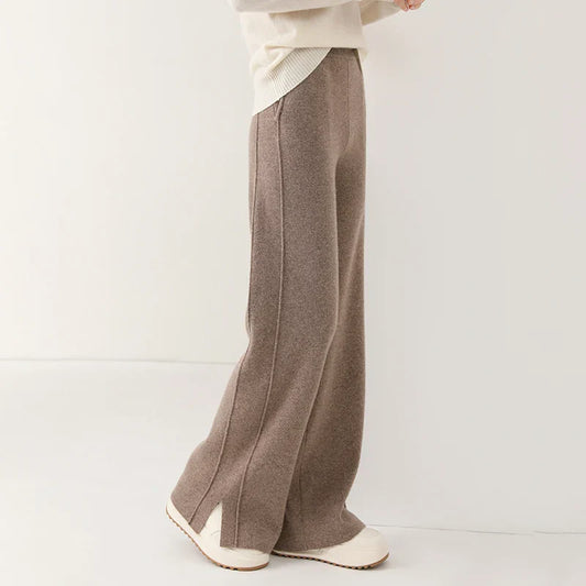 Adonis | Trendy knitted wide trousers for women