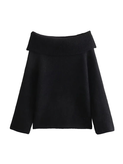 Onni | Fashionable strapless off-the-shoulder sweater for women