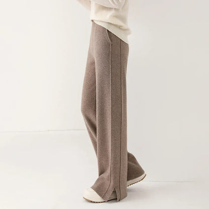 Adonis | Trendy knitted wide trousers for women