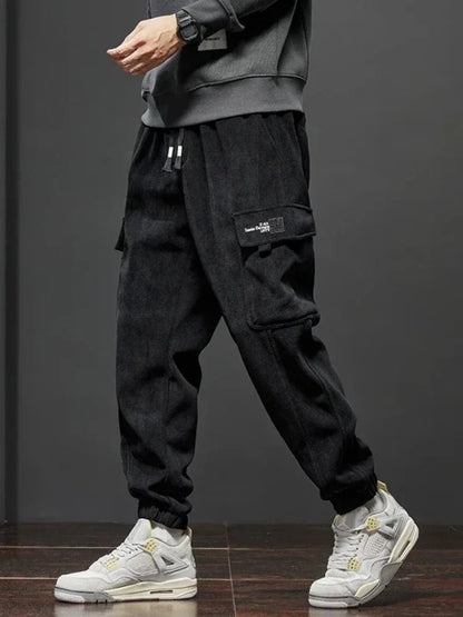 Callum | Men's casual elastic waist trousers