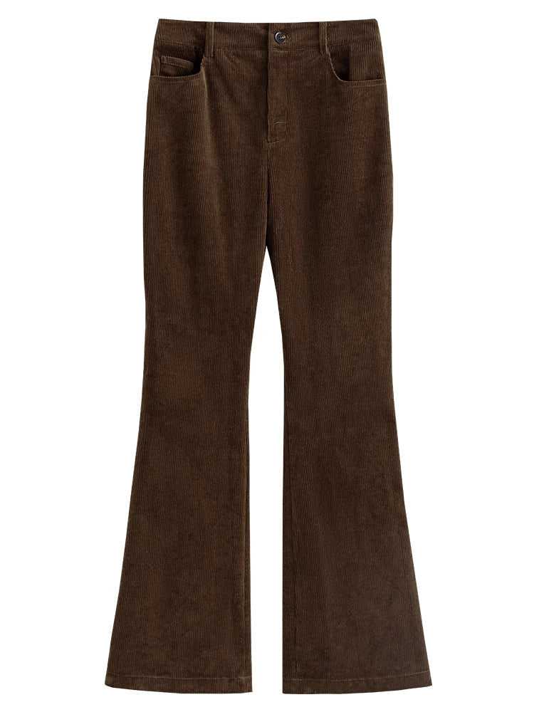 Aleza | Office Lady Corduroy Pants for Women