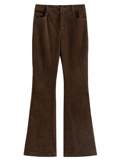 Aleza | Office Lady Corduroy Pants for Women