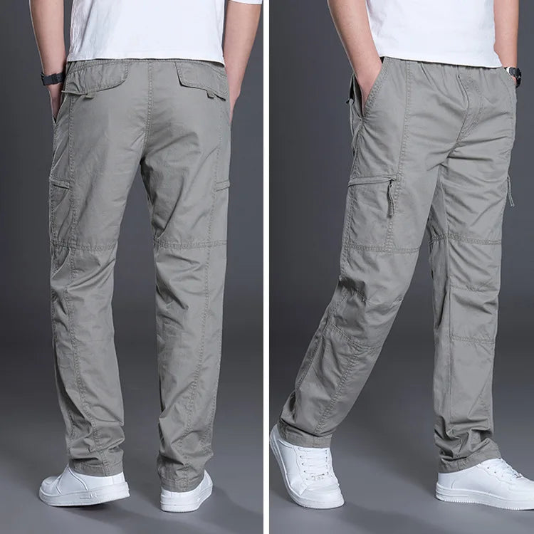 Men's Casual Cotton Trousers | Aiden