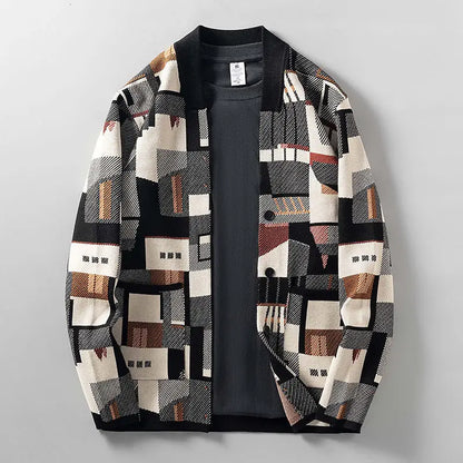 Nouveau™ Abstract Knitted Cardigan