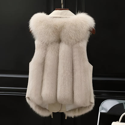 Mila | Luxurious Arctic fur bodywarmer for women