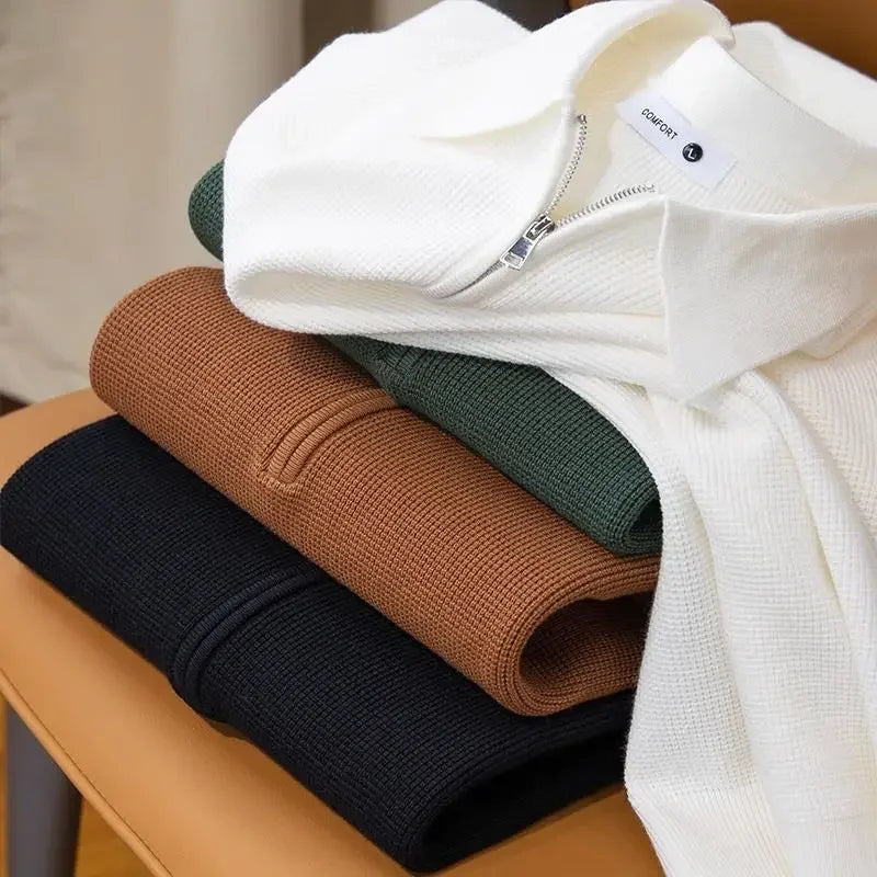 Savini™ - Luxury Waffle Knit Shirt