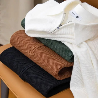 Savini™ - Luxury Waffle Knit Shirt
