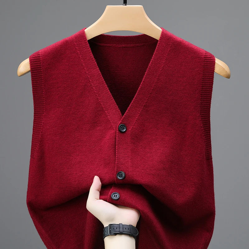 Onni | Casual knitted sleeveless sweater