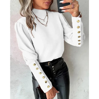 Onni | Elegant crew neck shirt for women